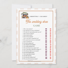 Färsk på marknaden Garden Weding Shoe Game Card Meddelande