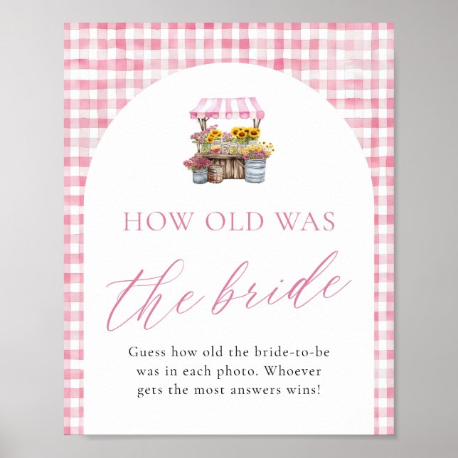 Färsk på marknaden Hur gammal var brickan? Poster (Framsidan)