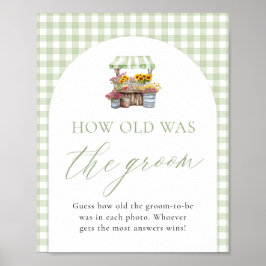 Färsk på marknaden Hur gammal var Groom-tecknet? Poster