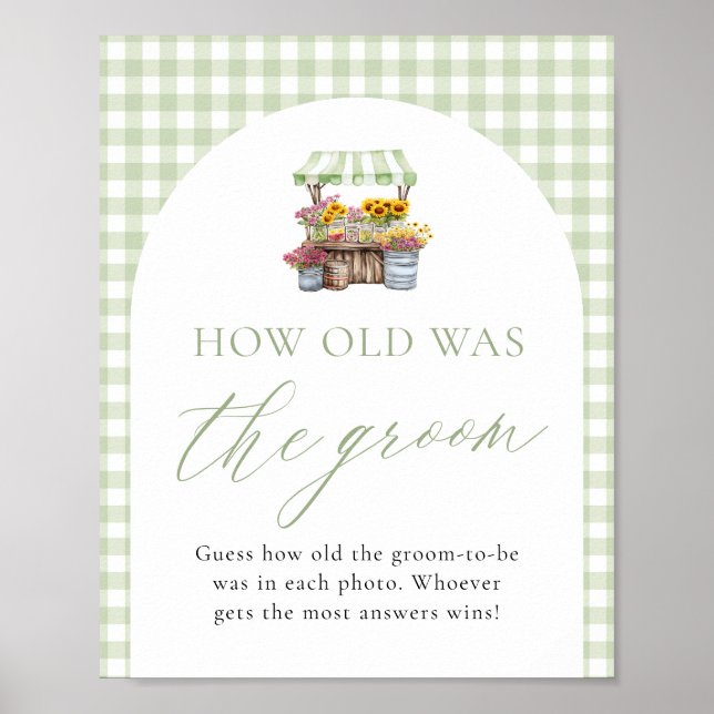 Färsk på marknaden Hur gammal var Groom-tecknet? Poster (Framsidan)