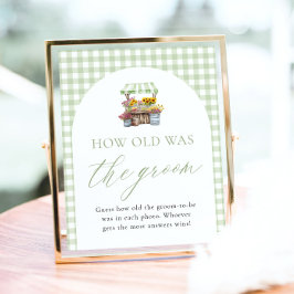 Färsk på marknaden Hur gammal var Groom-tecknet? Poster