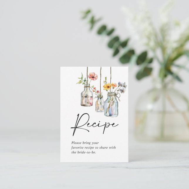 Färsk på Möhippan Burk på Blommigten Tilläggskort (Stående Fram)