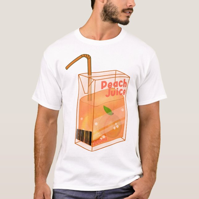 Färsk persikosaft t shirt (Framsida)