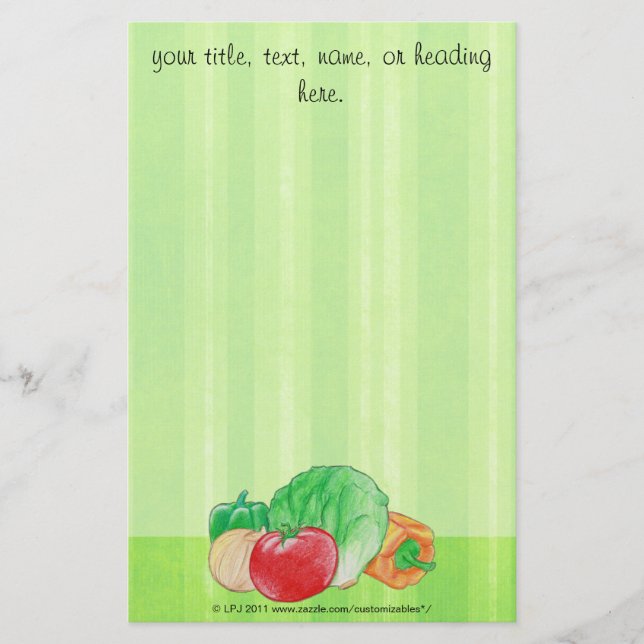 Färsk produktmall brevpapper (Framsida)