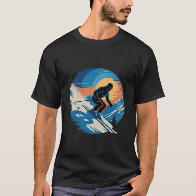 Färsk Pulver T Shirt (Framsida)