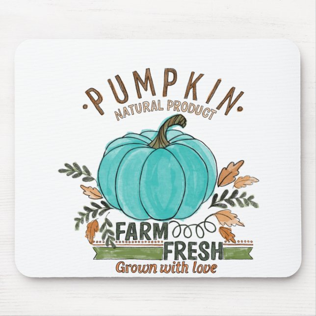 Färsk pumpa, Halloween-uppsamling Musmatta (Framsidan)