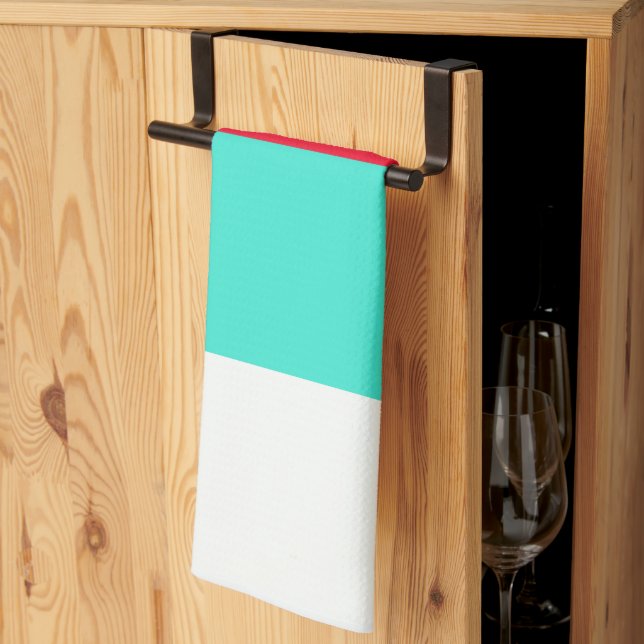 Färsk Rand: Contemporary, flertonshandduk för  Kökshandduk (Thirds Fold)