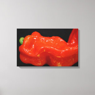 Färsk röd bell Pepper Canvastryck