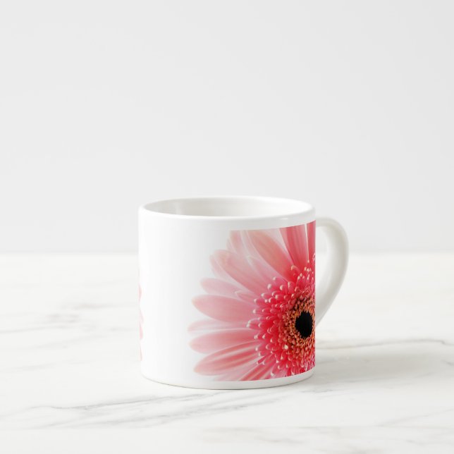 Färsk rosa Gerbera tusenskönsfotografi Espressomugg (Framsida höger)