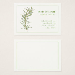 FÄRSK ROSEMARY 3.5x2.5-Affärskort Visitkort