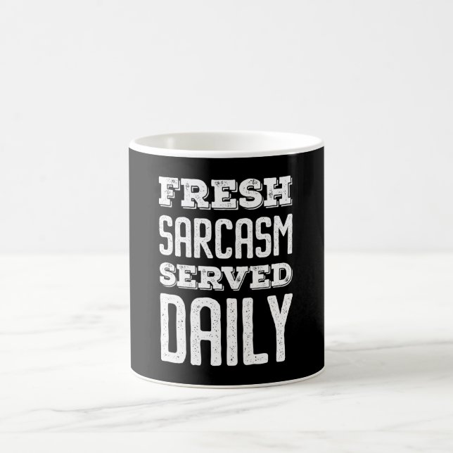 Färsk Sarcasm-serverad dagligen Kaffemugg (Center)