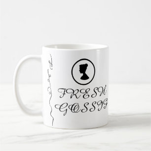 Färsk skvaller kaffemugg