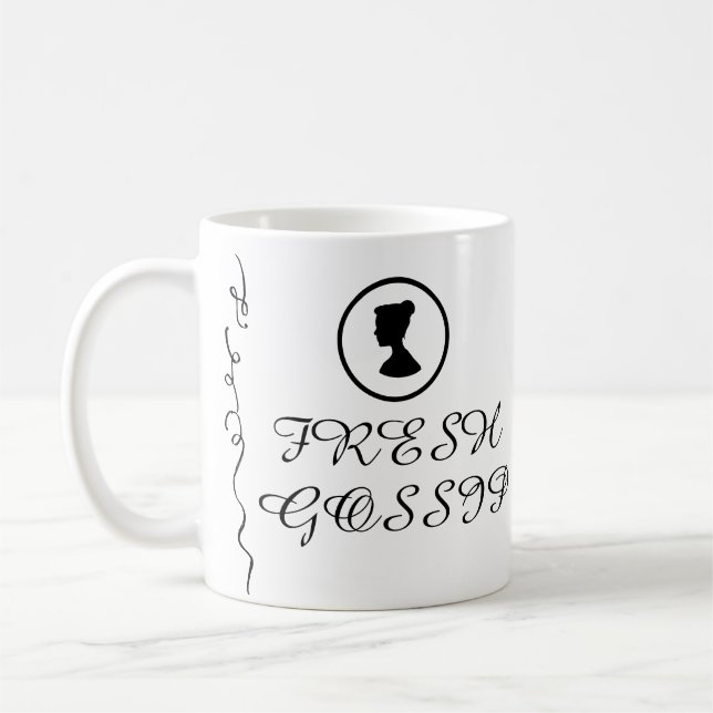 Färsk skvaller kaffemugg (Vänster)
