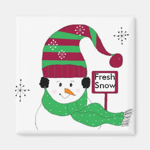 Färsk snö magnet