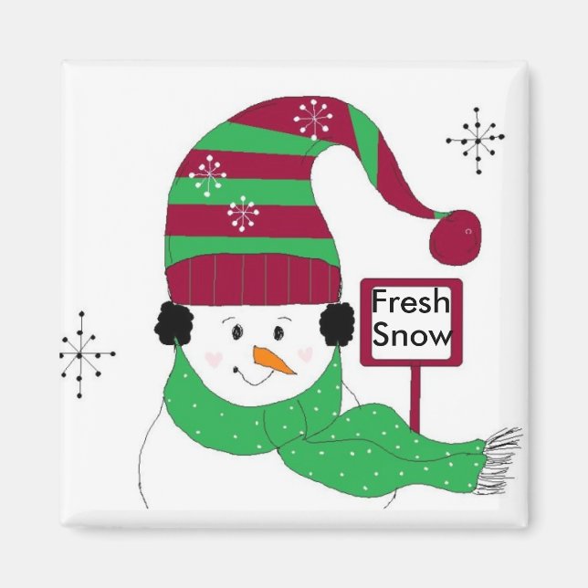 Färsk Snö Magnet (Framsidan)