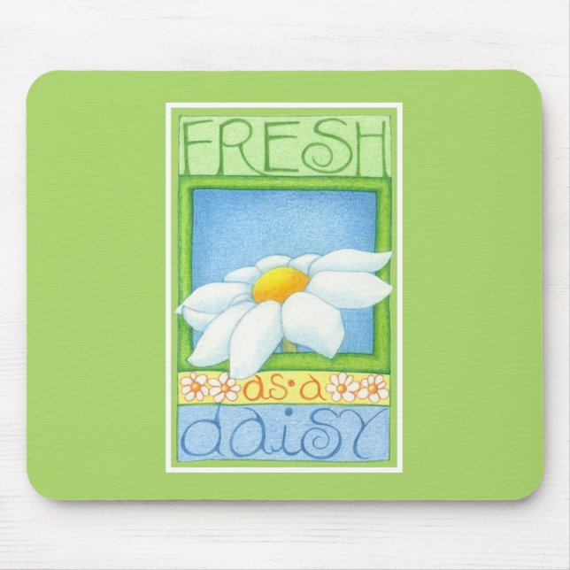 Färsk som Daisy Mousepad Musmatta (Framsidan)