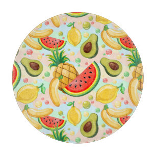 Färsk sommarfrukt Mönster