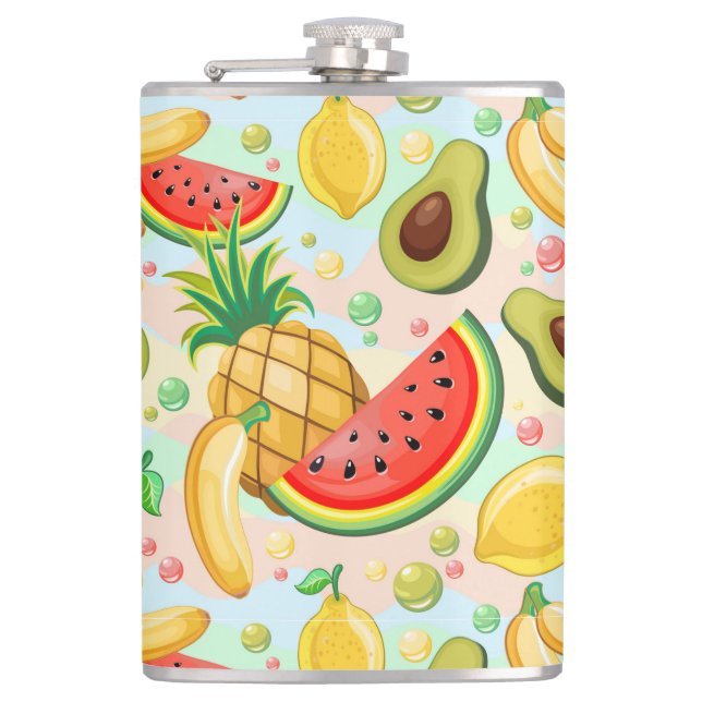 Färsk sommarfrukt Mönster Fickplunta (Framsidan)