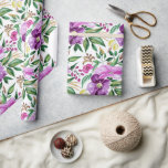 Färsk sommartid, Blommigt, vattenfärg Mönster Presentpapper<br><div class="desc">Vattenfärg Hand-målad</div>