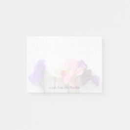 Färsk söt ärtskocka post-it block