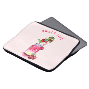 Färsk sötad Cherry Juice Coola Drink - Summer Frui Laptop Fodral