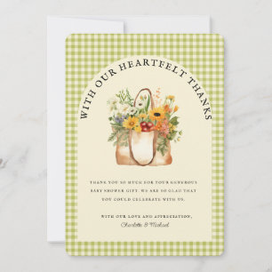 Färsk Tack av Möhippan på marknaden Inbjudningar