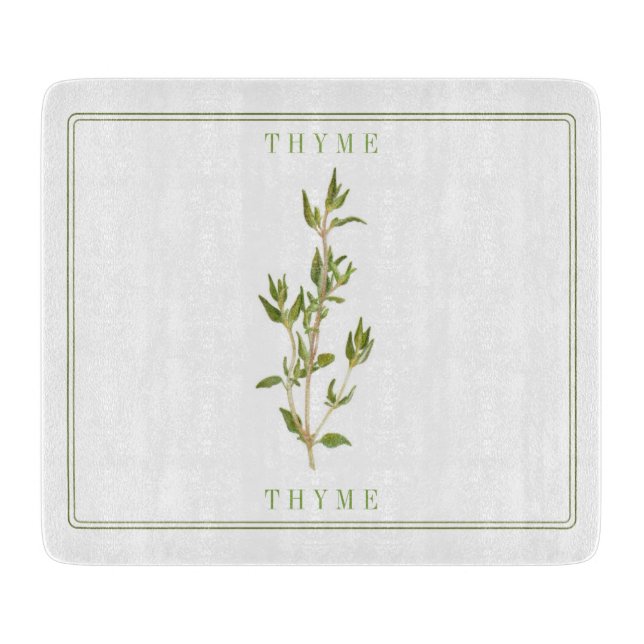 FÄRSK THYME 6x7 Glaskärspets (Framsidan)