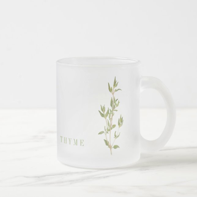 FÄRSK THYME Frostat Glas Mugg (Höger)