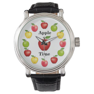 Färsk tid för plockat äpple armbandsur