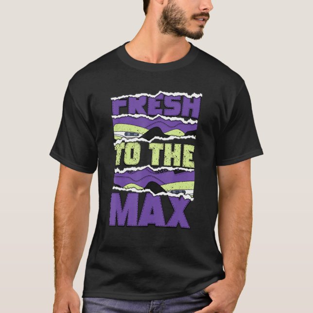 Färsk till Max Canyon Lila 4s Unisex-matchning T Shirt (Framsida)