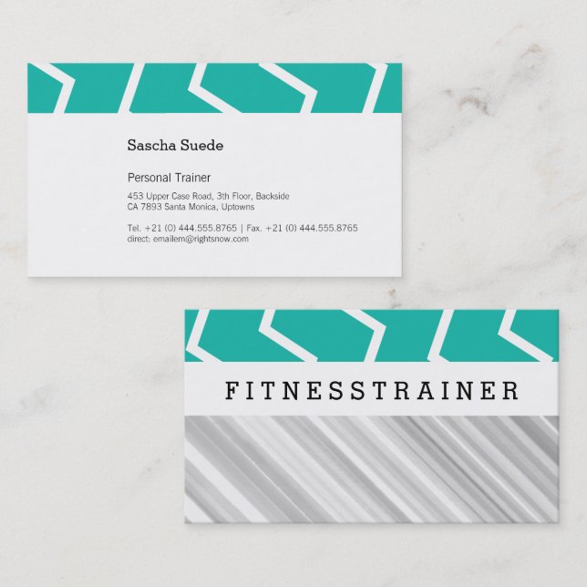 Färsk ton med svart visitkort (Fram/baksida)