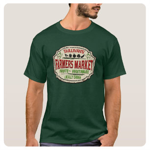 Färsk trädgård LÄGG TILL NAMN Lokalt odlad bondema T Shirt