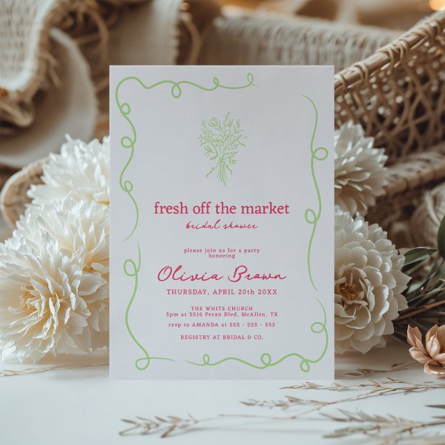 Färsk utanför Möhippan Hand plockade Inbjudningar (Skapare uppladdad)