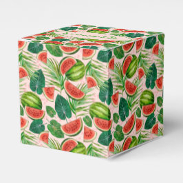 Färsk vattenmelon presentaskar