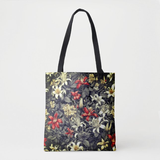 Färsk Vild från Färg, honeysuckle Print Tygkasse (Framsida)
