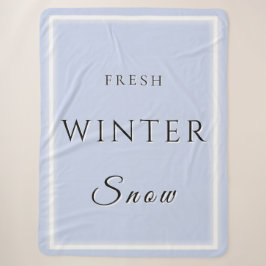 Färsk vinter Snö