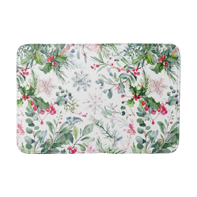 färsk vinterfrukt badrumsmatta (Framsidan)