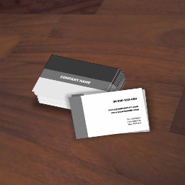 Färsk vit Contemporary - genomskinlighet Visitkort