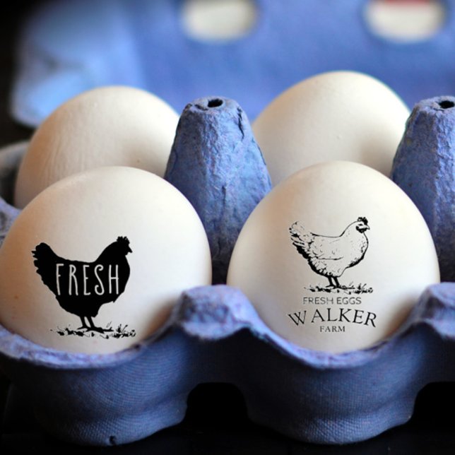 Färska ägg ⎢ Egg Frimärke Stämpel (Skapare uppladdad)