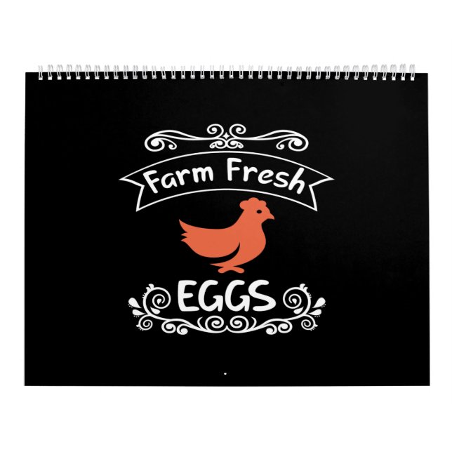 färska ägg från gård kalender (Omslag)