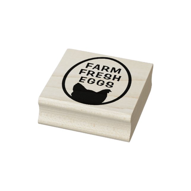 Färska ägg från lantgård stämpel (Stämpel)