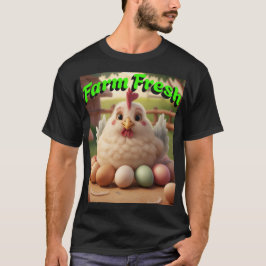 Färska ägg från lantgård t shirt