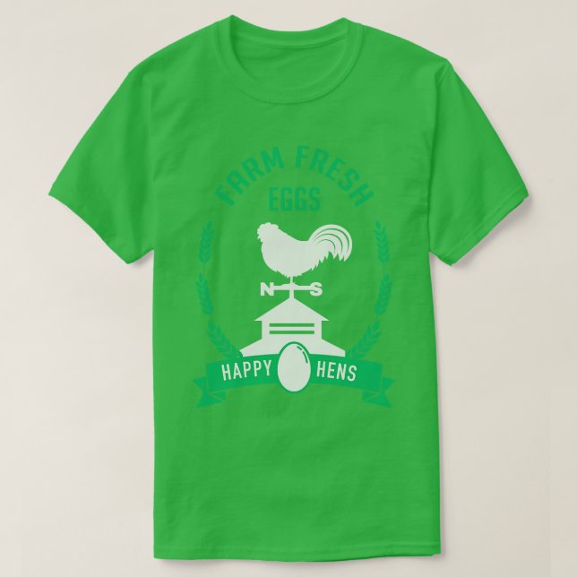 Färska ägg från lantgård t shirt (Design framsida)