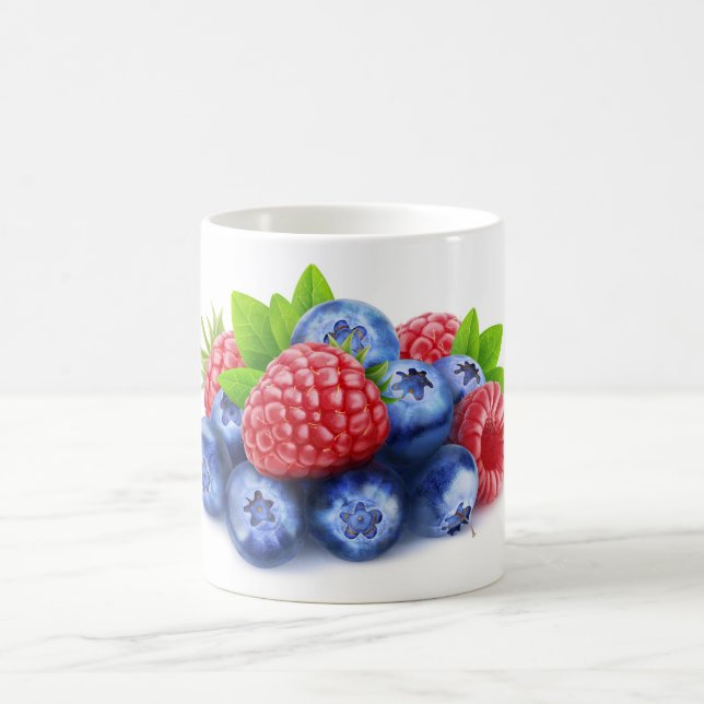 Färska bär kaffemugg (Center)