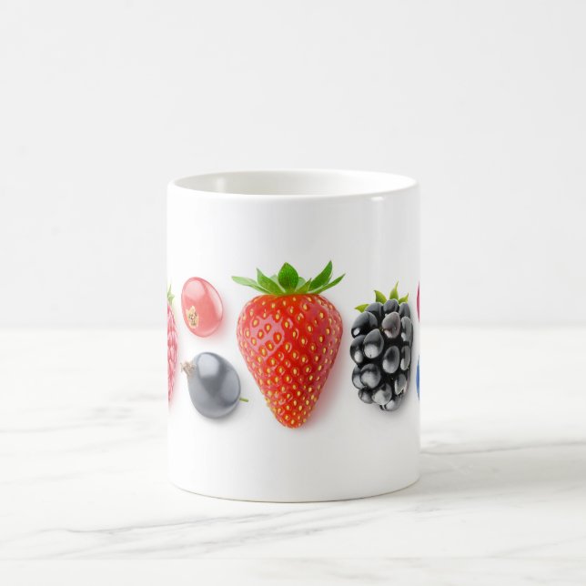 Färska bär kaffemugg (Center)