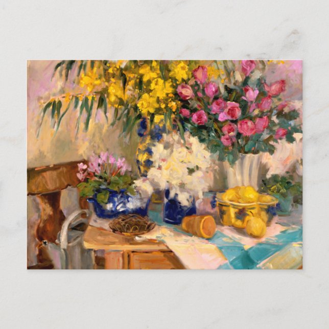 Färska blommor II Vykort (Framsida)