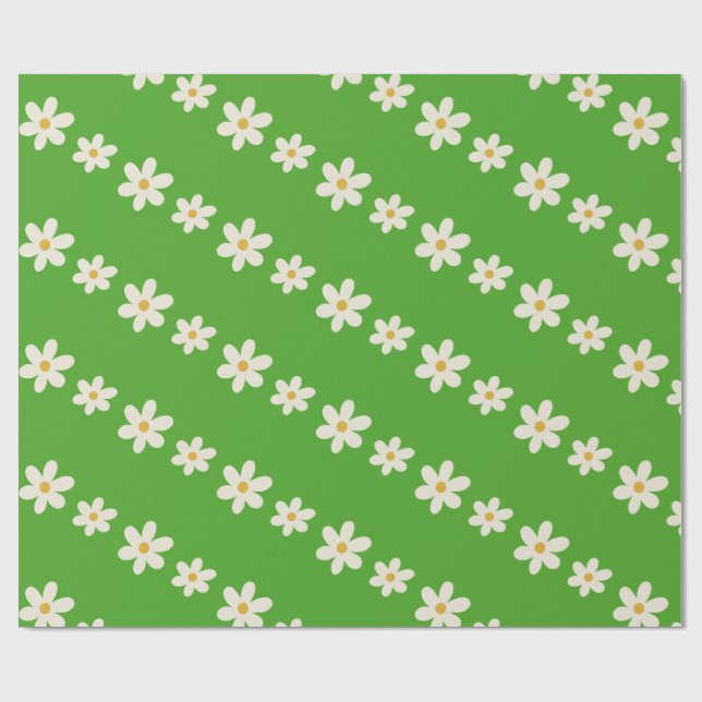 Färska blommor   presentpapper (Platt)