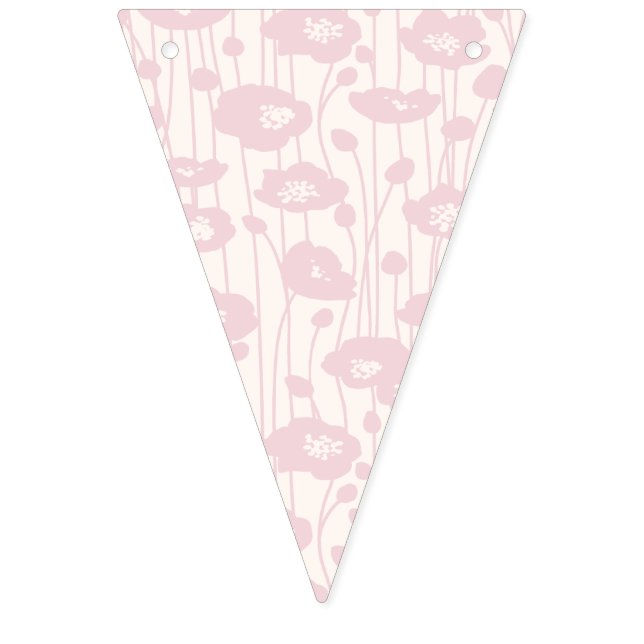 Färska Blommor | Rosabränd - Neutral Vimplar (Första flaggan)