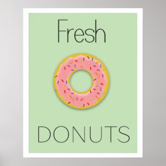 Färska donuts Poster