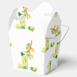 Färska favoritrutor för Lemon Drink Party Presentaskar